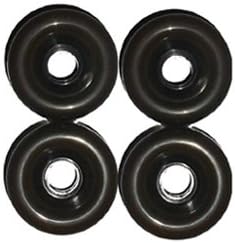 4 Pro Fast Black And Or Red Pro Longboard Wheels 70mm 80a Skateboard Deck (1 set)