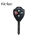 Red Silicone Key Jacket Key Case 4 Buttons Remote Fob Skin Cover Key Case Holder Bag for TOYOTA Camry Avalon Matrix Corolla Land Cruiser