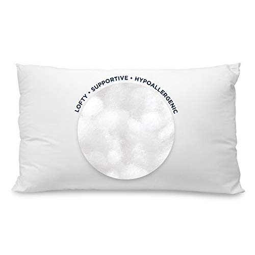 BioPEDIC 4-Pack Bed Pillows with Built-In Ultra-Fresh Anti-Odor Technology, Standard Size, White (Certified Refurbished) - Thumbnail 4