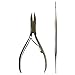 Ingrown Toenail Remover Tool Kit by Bizarre.ly - Pedicure Tools for Foot Nail Treatment – Easily Fix and Prevent Sore, Painful Nails - Stainless Steel Lifter/File and Heavy Duty Clipper/Cutter