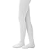 DIPUG White Tights for Girls Footed Toddler Ballet Tight Dance Tights for Girl