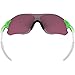 Oakley Men's Evzero Path Non-Polarized Iridium Rectangular Sunglasses, Green Fade, 38 mm