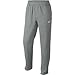 Nike Club Swoosh Men's Fleece Sweatpants Pants Classic Fit, X-Large - Heather Grey/Whtite