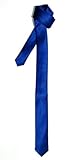 Retreez Skinny Tie with Stripe Textured - Royal Blue