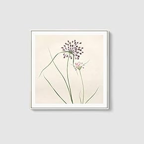 Framed Canvas Home Artwork Decoration Beautiful Flower Canvas Wall Art for Living Room, Bedroom - 16x16 inches