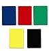 Brybelly Set of 5 Plastic Bridge Size Cut Cards (Assorted Colors)