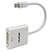 Mini DisplayPort(Thunderbolt) to DVI Adapter, BENFEI Mini Display Port to DVI Converter Male to Female Adapter Cable Compatible with ThinkPad SurfacePro PC