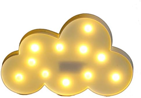 Cloud Night Light, 3D Cloud Shape Desk Lamp White Romantic Night Light For Kids