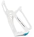 Aduro Sport Bicycle Water Bottle Holder - Cycle H2O Universal Bike Bottle Cage for Outdoor Activities, Expandable Base, Lightweight, Durable, Easy Installation (White)