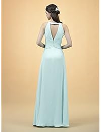 Alicepub Keyhole Vestido de dama de honor largo formal vestido de fiesta para boda Maxi