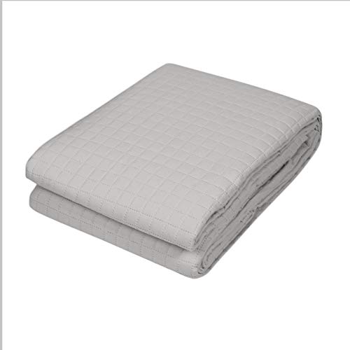 HollyHOME Luxury Checkered Super Soft Solid Single Pinsonic Quilted Bed