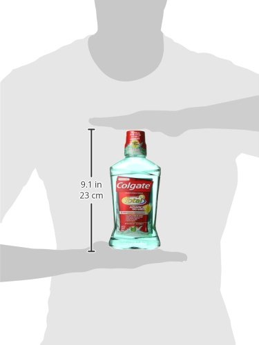 COLGATE TOTAL PRO-SHIELD ALCOHOL FREE MOUTHWASH, SPEARMINT – 500ML, 16.9 FLUID OUNCE