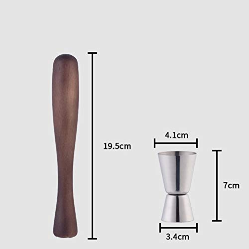 NXYJD 28 Unzen Edelstahl Cocktail Shaker Mixer Getränk Bartender Kit Bars Set Werkzeuge – Bild 5