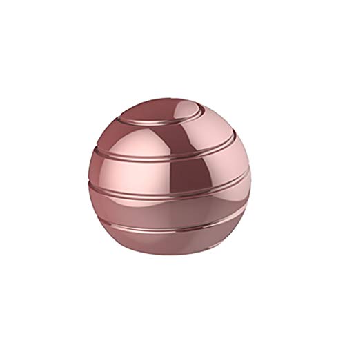 Sinwo Desk Toys Executive Toys Desktop Revolve Decompression Ball for Kids and Adults (Pink)