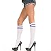 Angelina Cotton Comfort Knee-High Referee Socks (6-Pairs), 2539WS_PLAIN_9-11