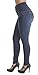WG0059B – Colombian Design, Levanta Cola, Elastic High Waist Skinny Jeans In Navy Size 5