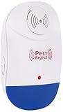 LINK Innovation Ultrasonic Pest Repeller Control-Electronic Plug In-Repelling for Insects-Roaches , Flies, Ants, Mice (Lawn &amp; Patio)