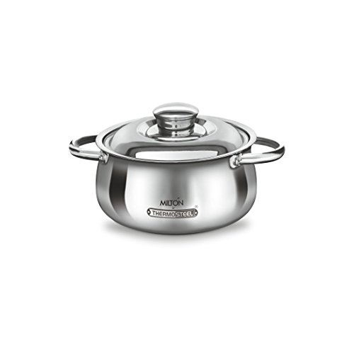 Milton Caesar Stainless Steel Casserole, 1 Litre/272mm, Silver