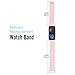 MoKo for Samsung Gear Fit2 / Gear Fit2 Pro Watch Band, Soft Silicone Replacement Sport Band for Samsung Gear Fit 2 SM-R360 / Fit 2 Pro Smart Watch, Soft Pink (Fits 5.90