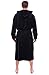 Alexander Del Rossa Mens Fleece Robe, Long Hooded Bathrobe