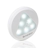 Motion Sensor Energy Saving Wireless 6-LED Night Light With Bright Daylight, 1-Pack, Battery-Powered, Automatic On/Off, Safe For Kids, Stick Anywhere In Bedside, Hallway, Bathroom, Closet, Stairway