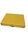 100 Capacity Slide Storage Box, Yellow. 97-0129