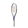 Wilson-WRT20330U-US-Open-25-Raqueta-de-Tenis-para-ninos-y-jovenes-AzulAmarillo-para-ninos-con-Altura-de-130-cm-a-145-cm