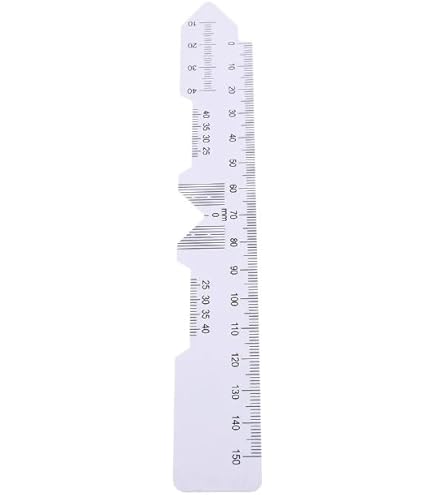 thumbnail image 2 of Veemoon Pupil Distance Measuring Ruler Accurate Plastic Tool For 2 of 14
