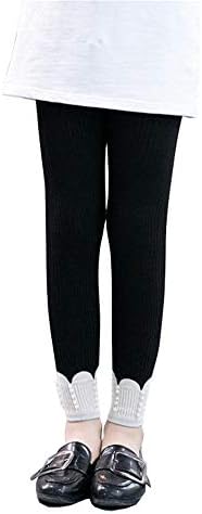 レギンス 子供 女の子 春秋 ロングパンツ キッズ ガールズ パール付き 可愛い スパッツ ストレッチパンツ レギパン 学園風 フィット 長ズボン 通園 女児 おしゃれ カジュアル 通学 Outlet Sale