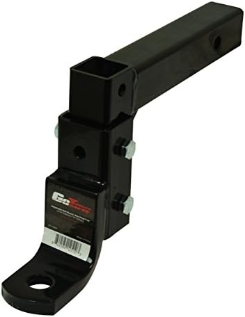 Adjustable Ball Mount, 12" Length, 7.5" Max Drop, 6.25" Max Rise, Including Bolt