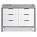 Carter's by DaVinci Colby 6-Drawer Dresser in Grey and White