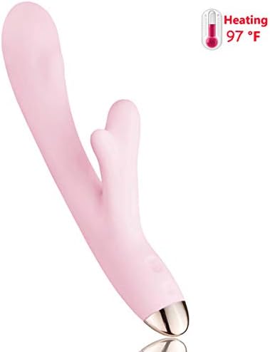 Zarkka Neck Massage Stick with Heating Function and 8 vibrations IPX7 Waterproof-Pink