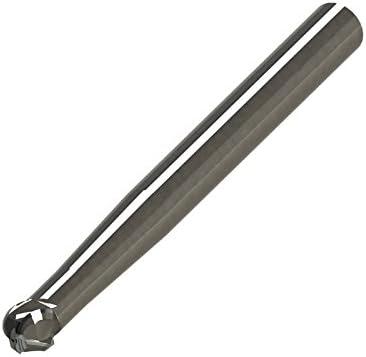 Micro 100 SBMM-020-416X 4 Flute 30° Helix Spherical Ball Nose End Mill, AlTiN Coated, Metric Dimensions, 2 mm Cutter Diameter, 6 mm Shank Diameter, 1.3 mm Flute Length, 75 mm Overall Length, 1.0 mm Radius, 16 mm Neck Length, 1.3 mm Neck Diameter, 42 mm Reduced Neck Length, Solid Carbide Tool