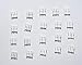 Cosmos 20 PCS mini Aluminum Chips VGA RAM Cooling Heatsinks heat sink cooler + Cosmos Cable Tie