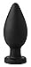 Master Series Colossus XX-Large Silicone Anal Suction Cup Plug, Black (AD398)