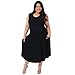Stretch is Comfort Women's Plus Size Pocket Skirt Black 2X