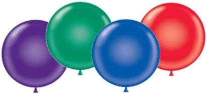 Tuf-Tex 36" Crystal Assortment Latex Balloons (10 ct)