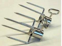 Nickel Plated Gas Grill Rotisserie 1/2