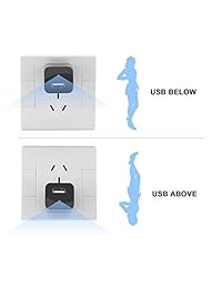 Cargador de pared USB, adaptador de cargador, 1080P HD cámara oculta detección de movimiento bucle grabación Nanny Cam seguridad vigilancia su hogar oficina almacenamiento hasta 32 GB