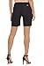 Rekucci Women's Ease into Comfort Perfection Modern Office Short (10, Black)