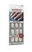 Kiss imPress Press-On Short Length Iridescent White Nails 74093 Next Wave
