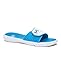 Under Armour Women's UA Micro G EV II SL White/Sky Blue/Dynamo Blue Sandal 8 B (M)
