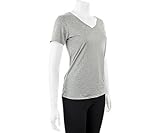 Nike Women's Legend 2.0 V-Neck T-Shirt-Gray-Small