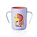 Tommee Tippee 2-Piece Easiflow 360° Spill-Proof Toddler Cup with Handles and Travel Lid, Elephant & Bear, 6+ months