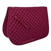 Dover Saddlery Quilted All-Purpose Saddle Pad, Burgundy