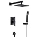 Wall Mounted Shower Faucet Set with 8
