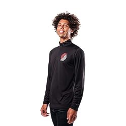 Ultra Game NBA Men's Quarter Zip Long Sleeve