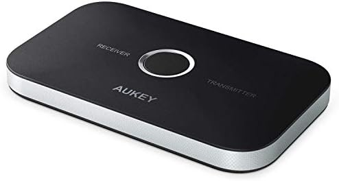 AUKEY Bluetooth Transmitter and Receiver, 2-in-1 Wireless Audio Adapter for Headphones, Home Stereo Systems, Speakers, TVs, Computers, and More