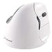 Evoluent – Inventor of The Vertical Mouse – VM4RB Ergonomic Vertical Mouse White Bluetooth for Mac, Right Hand Med to Large, Sculpted for Comfort, Reduces Wrist Strain, 4 Speeds, Plug-N-Play