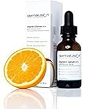 Dermafusion Vitamin C Serum for Face with Hyaluronic Acid + Ferulic Acid. Enhanced Vit C + E Formula for Anti-Aging Anti-Wrinkle Treatment. Reduces Acne, Dark Spots & Sun Damage, Spray